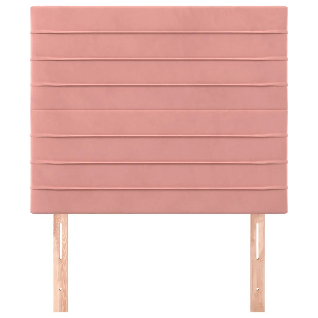 Testiera | Testata Rosa 80x5x118/128 cm Velluto