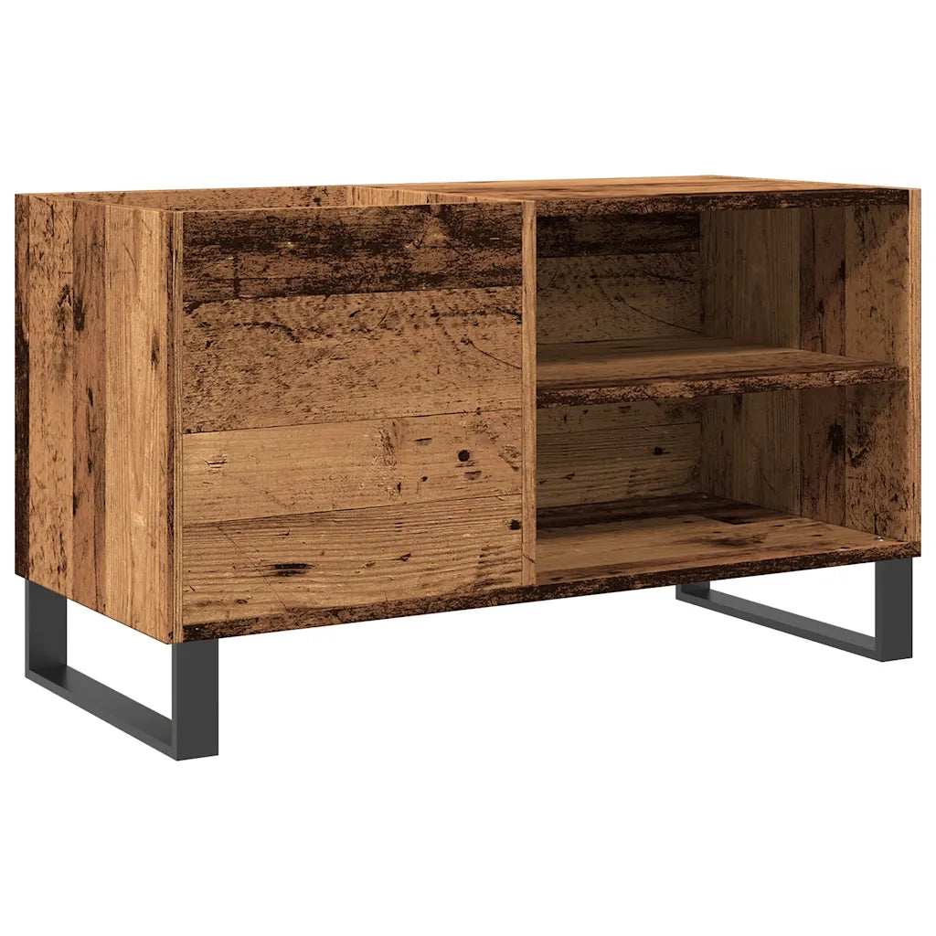 Mobile Porta Dischi Legno Antico 84,5x38x48cm Legno Multistrato CFW4115031