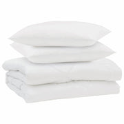 Piumone | Duvet Estivo con cuscino 3 pz Bianco Microfibra