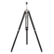 Base lampada da terra treppiede legno scuro E27 Endon