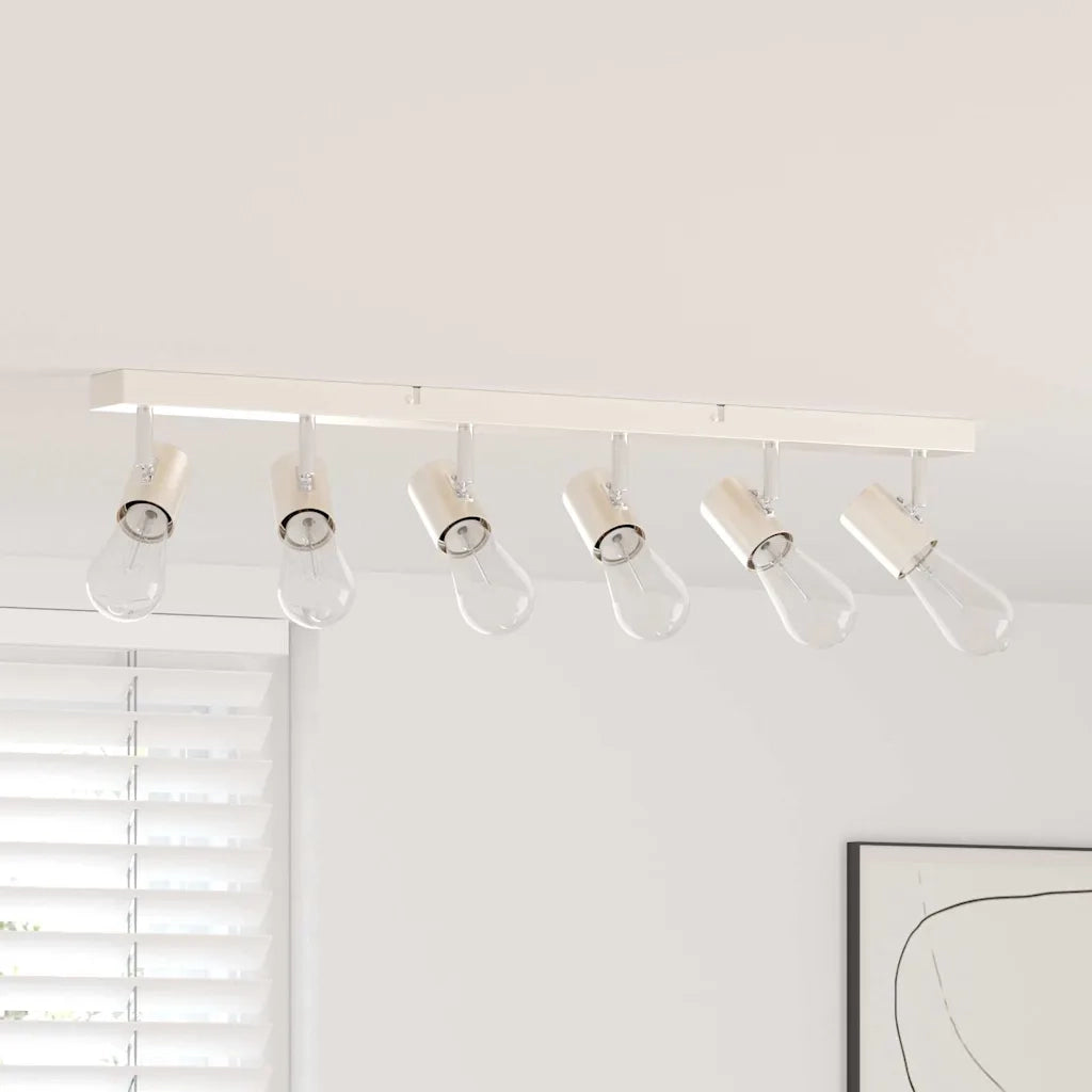 Faretto da soffitto Nichel 73 x 6,5 x 11,5 cm Metallo 4108190
