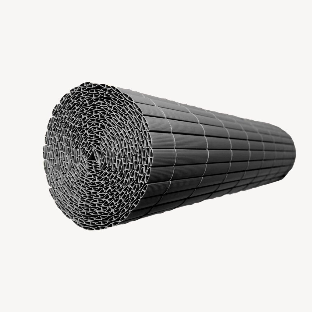 Tappeto Frangivista Cefalu in PVC Schermatura per Recinzione a Lamelle da 19 mm 150 x 400 cm - Antracite casa.pro