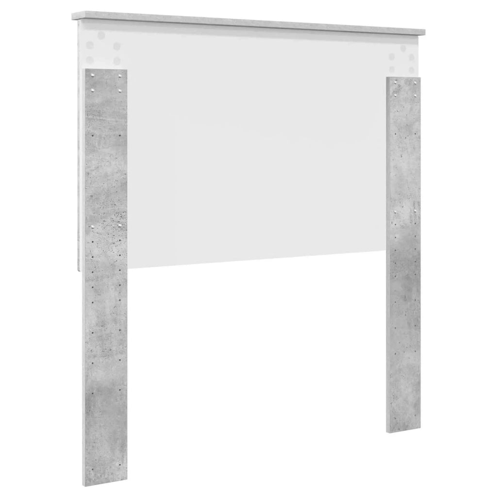Testiera | Testata con Testiera | Testata Grigio cemento 90 cm Legno multistrato