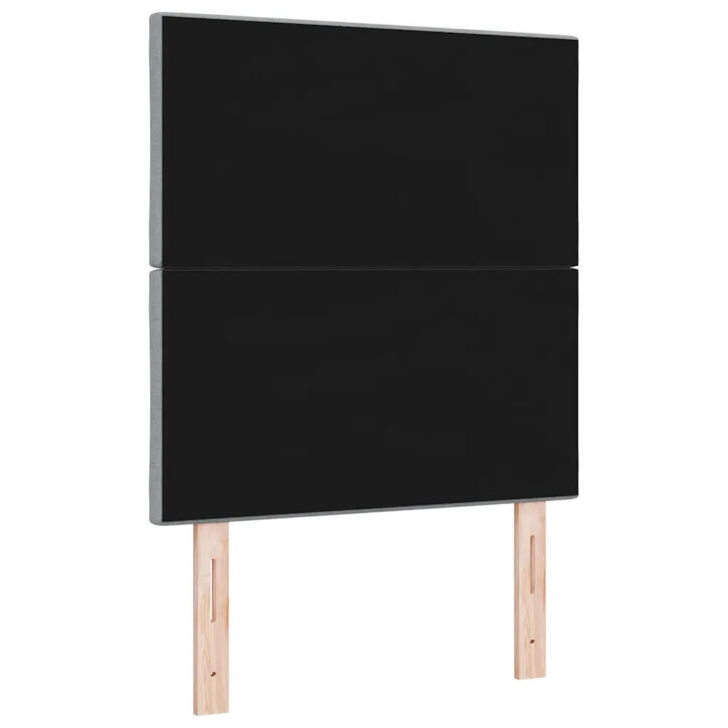 Testiera | Testata LED Grigio chiaro 80 cm Tessuto