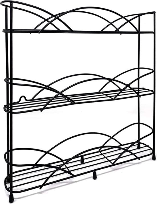 Rack per cucina, rack per spezie - Materiali di alta qualità, 7 x 33,5 x 34 cm; 820 gram