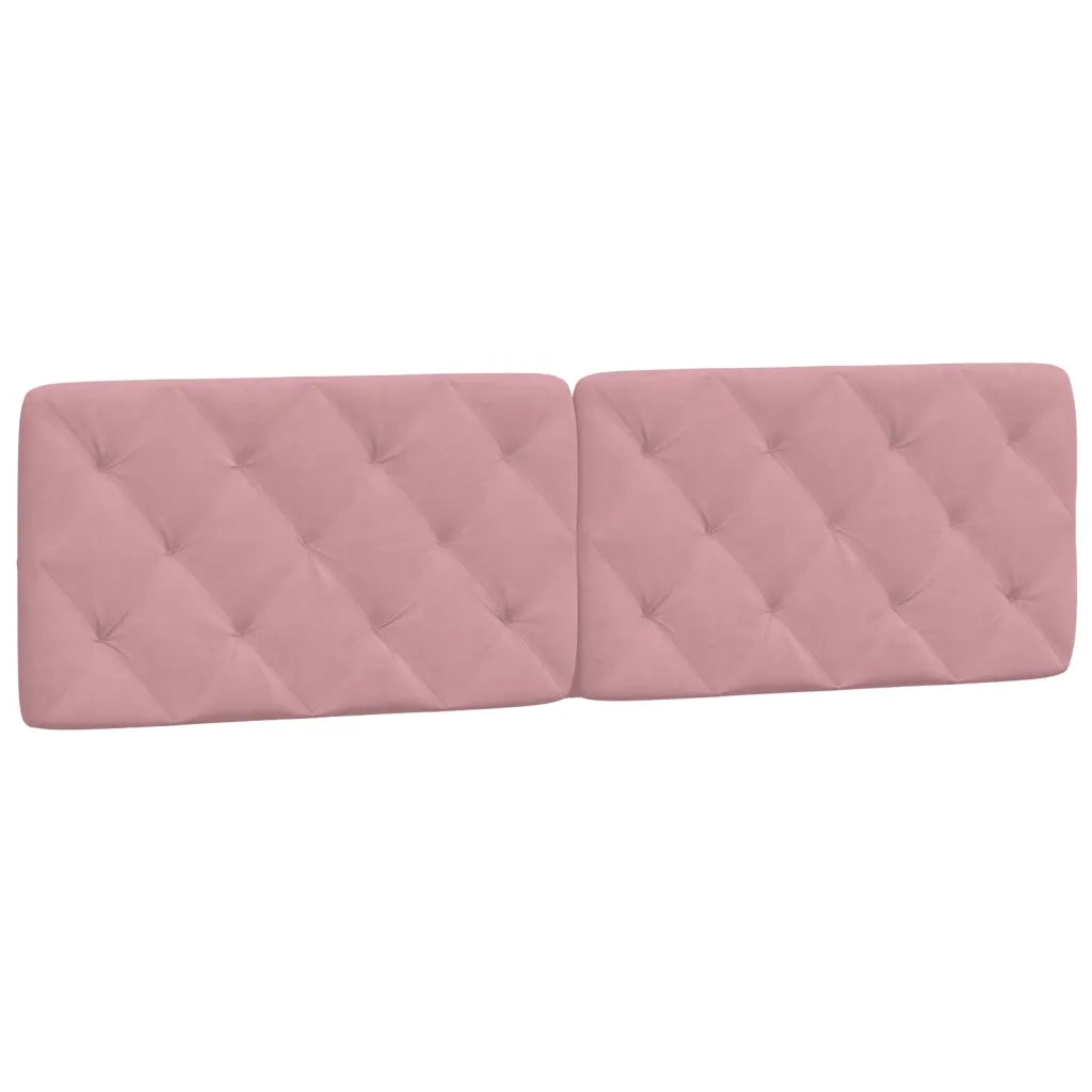 Giroletto con LED senza Materasso Rosa 180x200 cm in Velluto 3213872