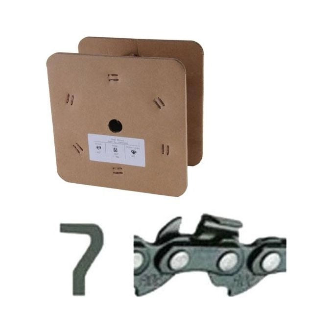 EXCEL 07461 CATENA MOTOSEGHE 3-8'' m 7,5 N1C EXCEL PASSO MINI 3-8'' SPESSORE 1,3 mm LUNGHEZZA 7,5 metri