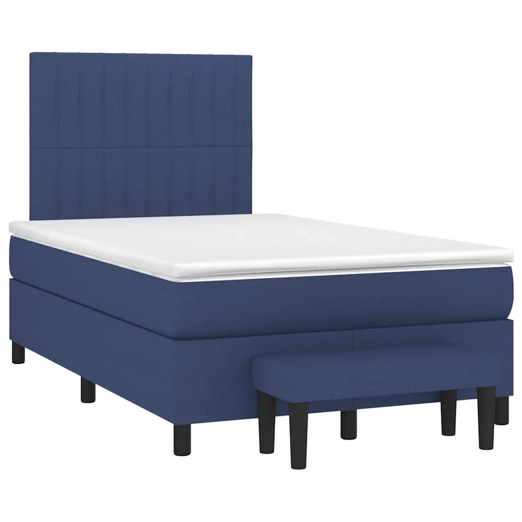 Giroletto a Molle con Materasso Blu 120x190 cm in Tessuto 3270375