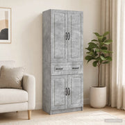 Set di armadi 2 pcs Grigio Cemento Legno ingegnerizzato 3416991