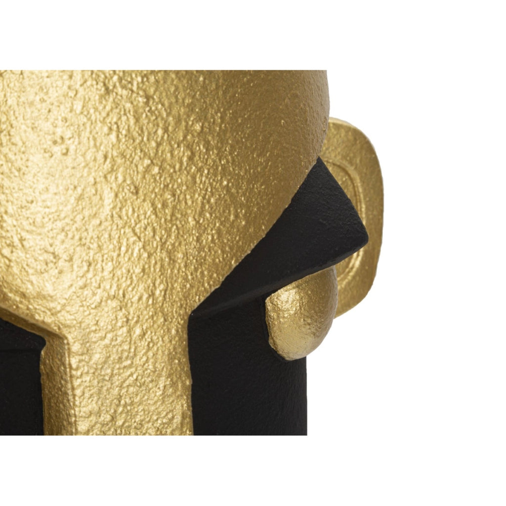 Vaso Decorativo Viso 22, Nero, Poliresina, 30x23,5x40 cm