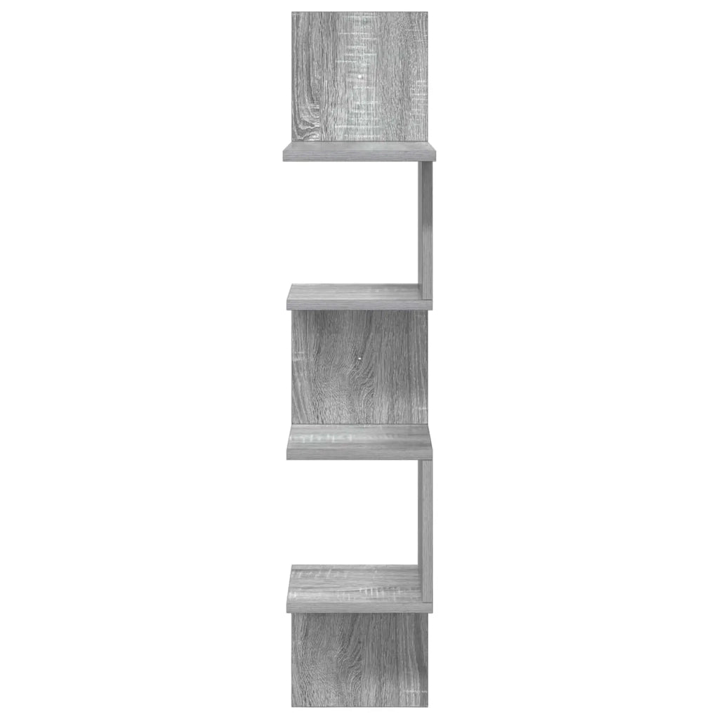 Scaffale da parete A parete Sonoma grigio 32 x 21 x 107 cm 8012137