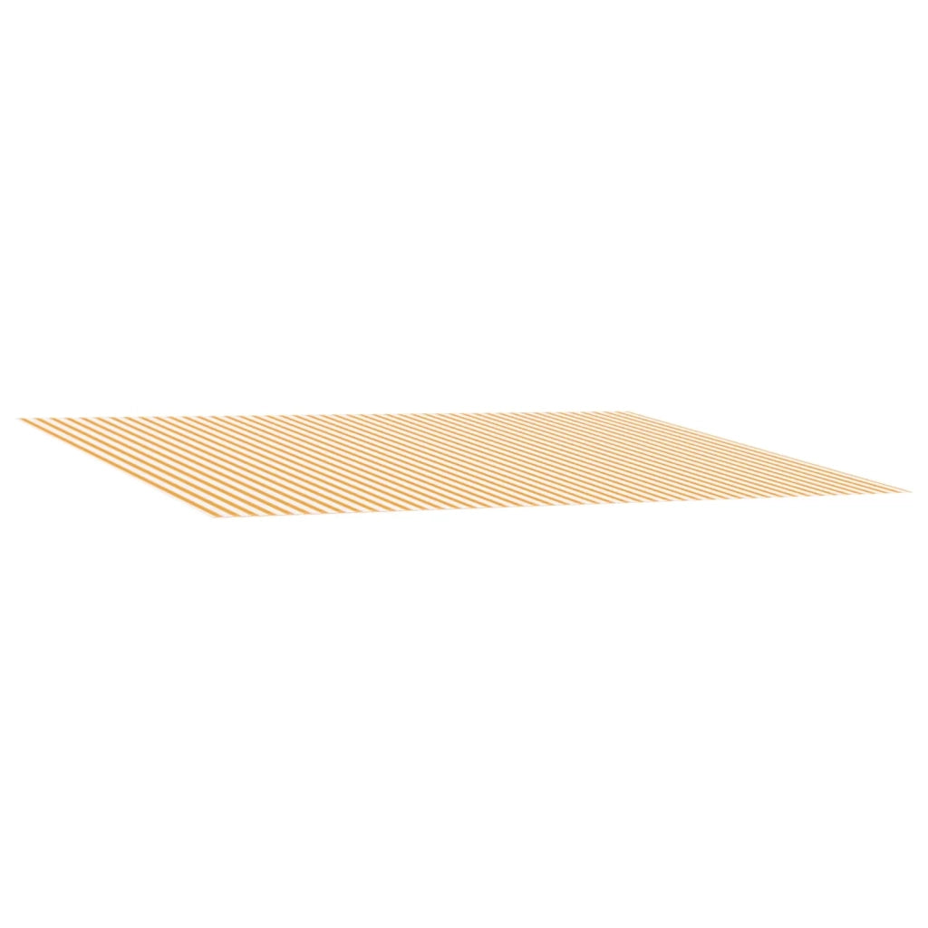 Telo di ricambio per tenda da sole Giallo e Bianco 450 × 300 cm 3444213