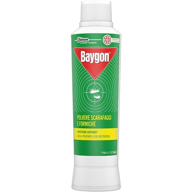 SET 2 CONFEZIONI DI BAYGON INSETTICIDA IN POLVERE SCARAFAGGI E FORMICHE 250 GR