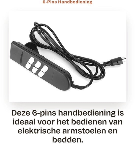 Pannello di controllo a 6 pulsanti per sedie elettriche