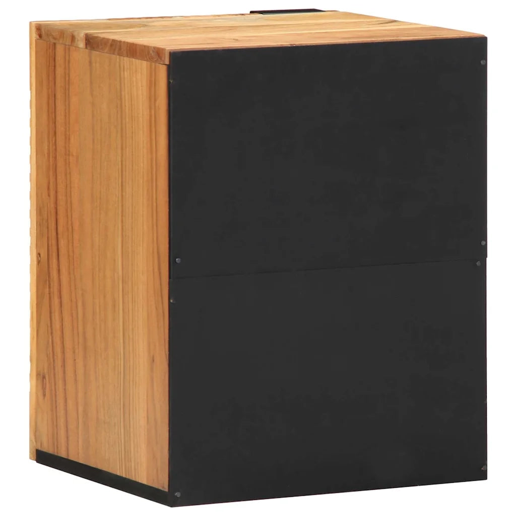 Armadio per Lavabo da Bagno-Armadietto da bagno-Mobiletto da bagno con porta Legno di Acacia Massello 651731