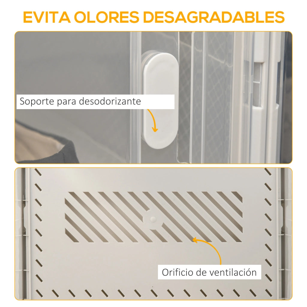 Armadio per scarpe modulare con ante magnetiche ¨C zephmum ¨C trasparente 28x36x21 cm