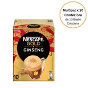 Nescafe' gold i golosi ginseng multipack 20 confezioni da 10 bustine ciascuna