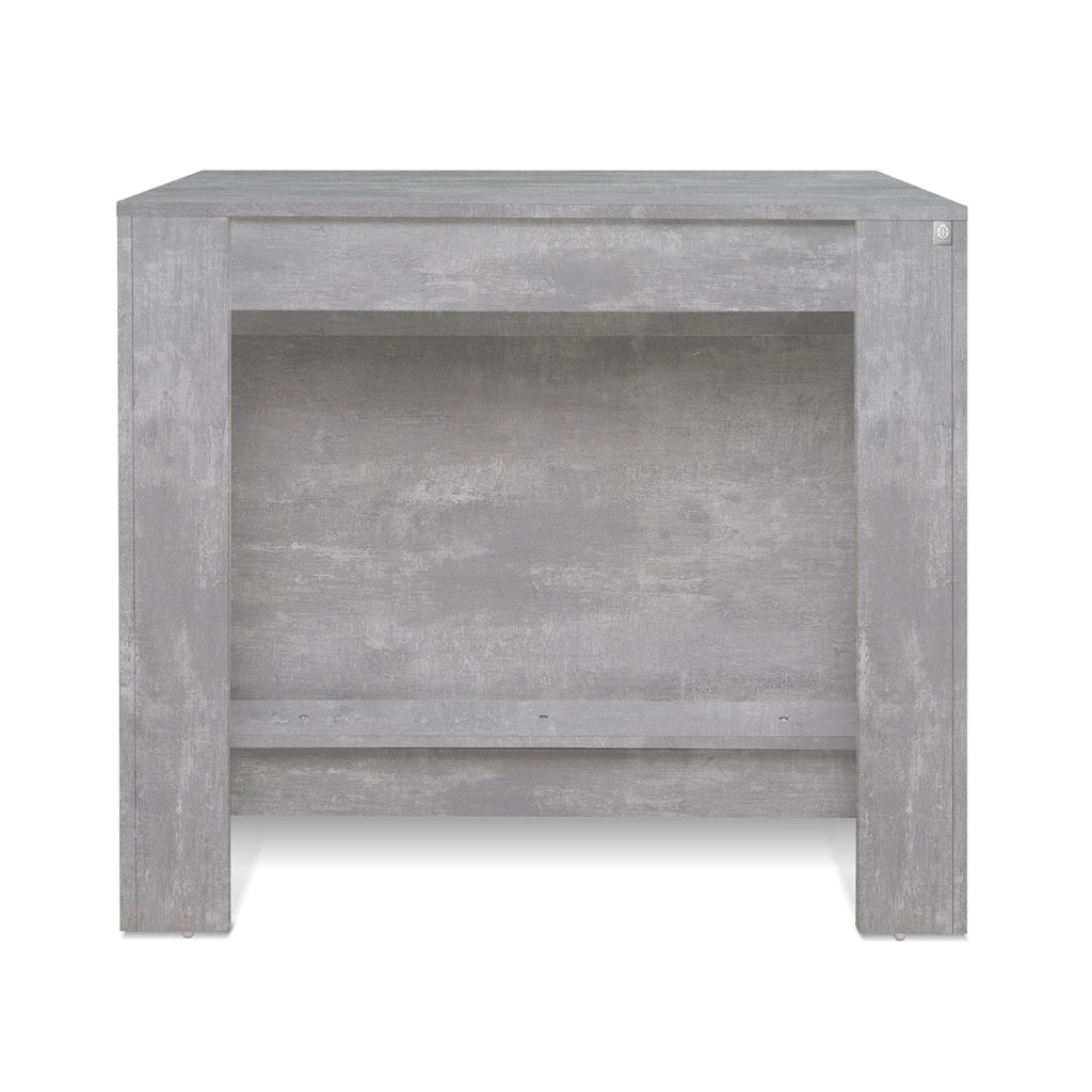 Tavolo consolle allungabile, tavolo da pranzo 45/300×90 cm effetto cemento- Atena