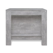 Tavolo consolle allungabile, tavolo da pranzo 45/300×90 cm effetto cemento- Atena