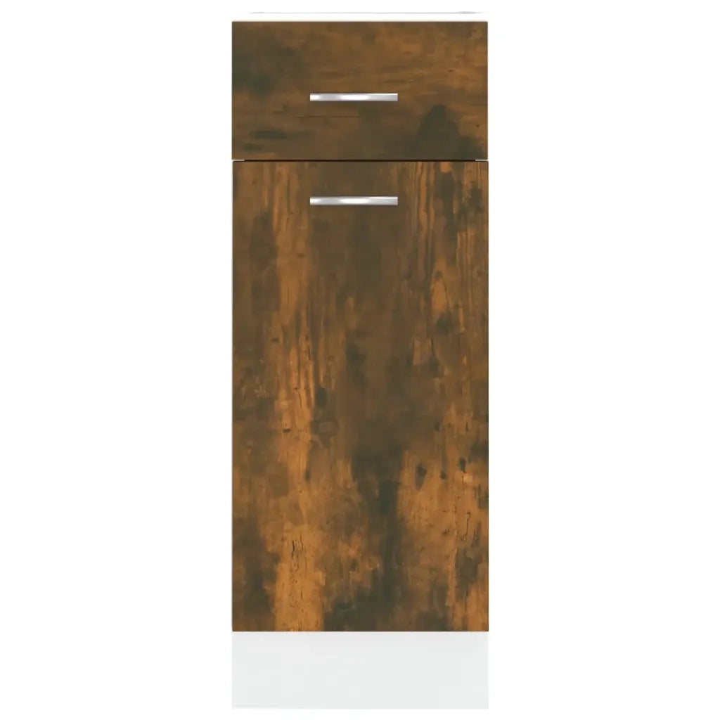 Mobile con Cassetto “Lyon” Rovere Fumo 30x46x81,5 cm 815567