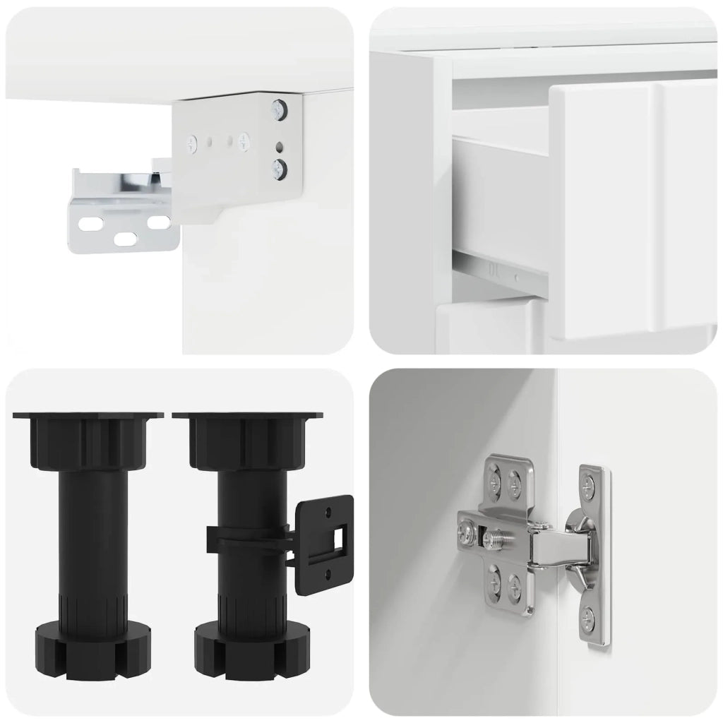 Unità Cucina LUCCA 5 pcs Bianco 3438265