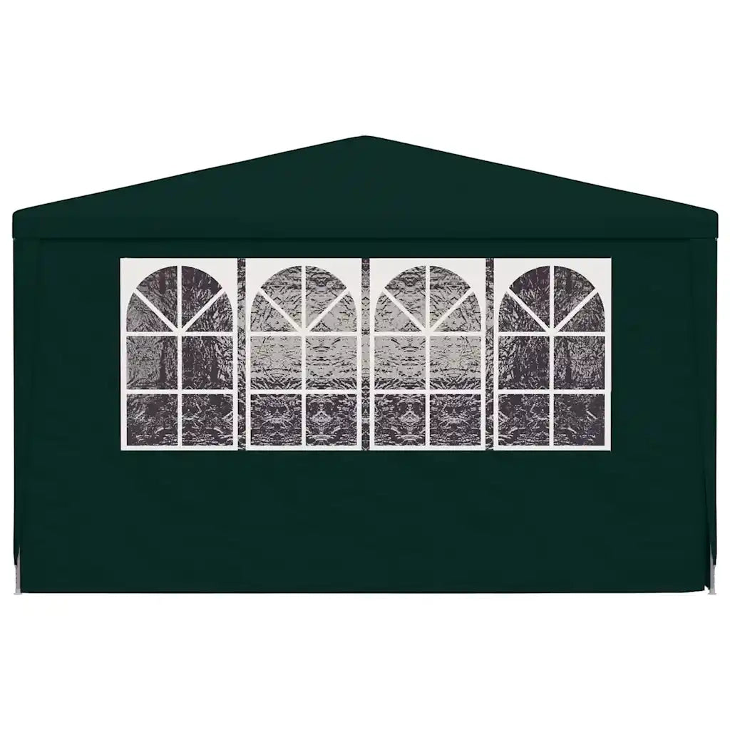 Gazebo | Pergolato Professionale con Pareti 4x9 m Verde 90 g/m2
