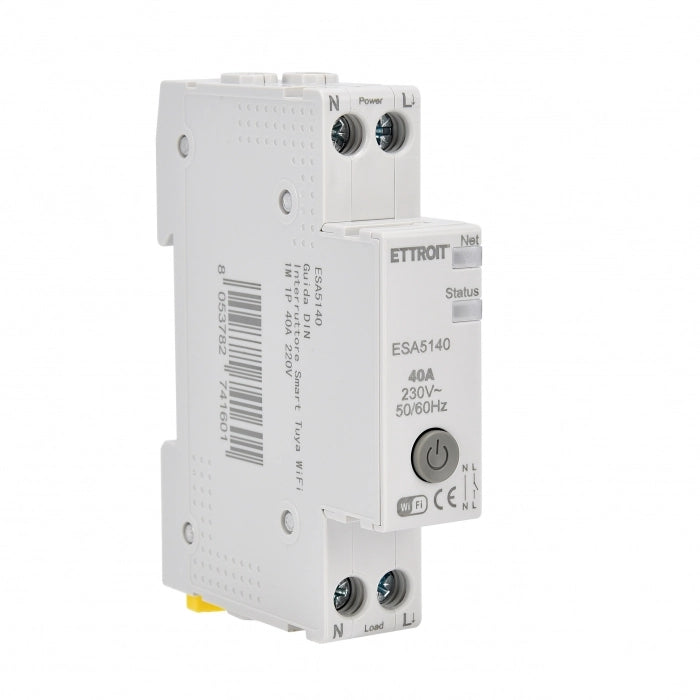 Interruttore Smart Tuya Wifi Guida DIN 1M 1P 40A 220V