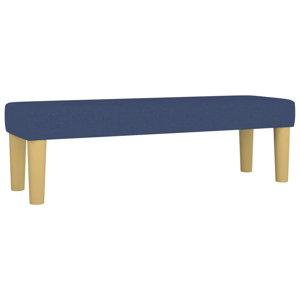 Giroletto a Molle con Materasso Blu 140x200 cm in Tessuto 3137163