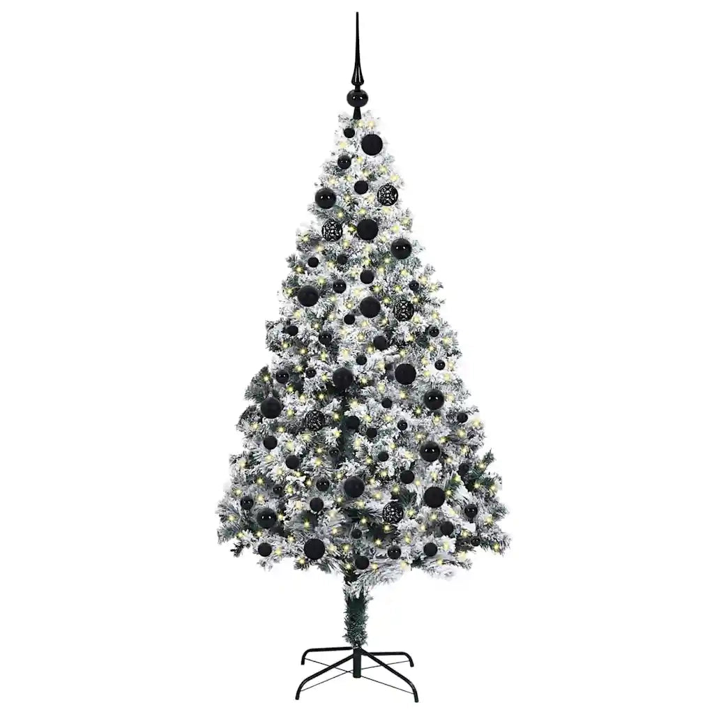 Albero di Natale artificiale con 300 LED Bianco 180 cm 3396963