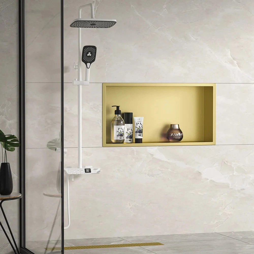 Mensola Bagno 30x60 Gold Brush