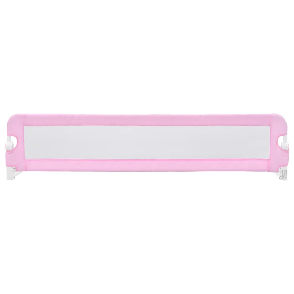 Sponde Letto di Sicurezza per Bambini Rosa 180x42cm Poliestere CFW5240796