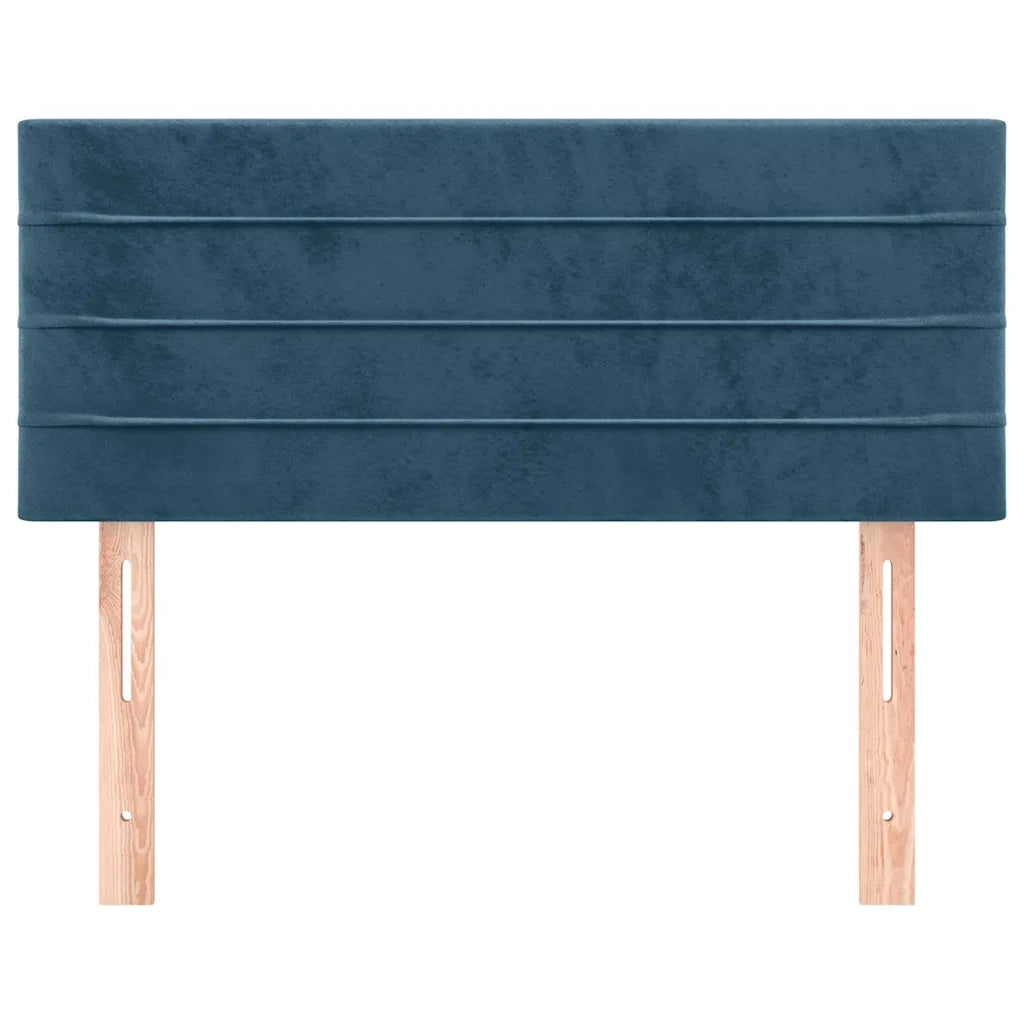 Testiera | Testata Blu Scuro 80x5x78/88 cm in Velluto