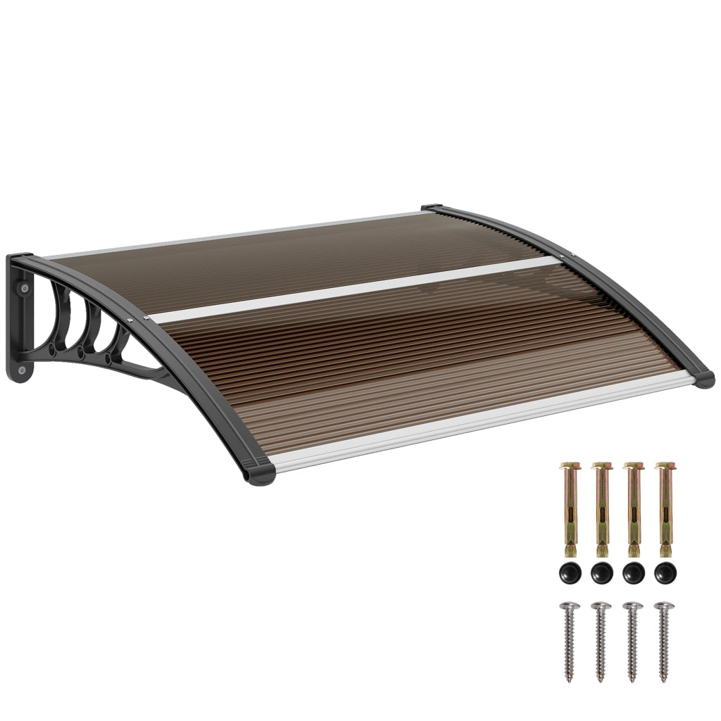 Tenda da Esterno per Porta e Finestra ¨C zephmum ¨C Marrone 75x100 cm