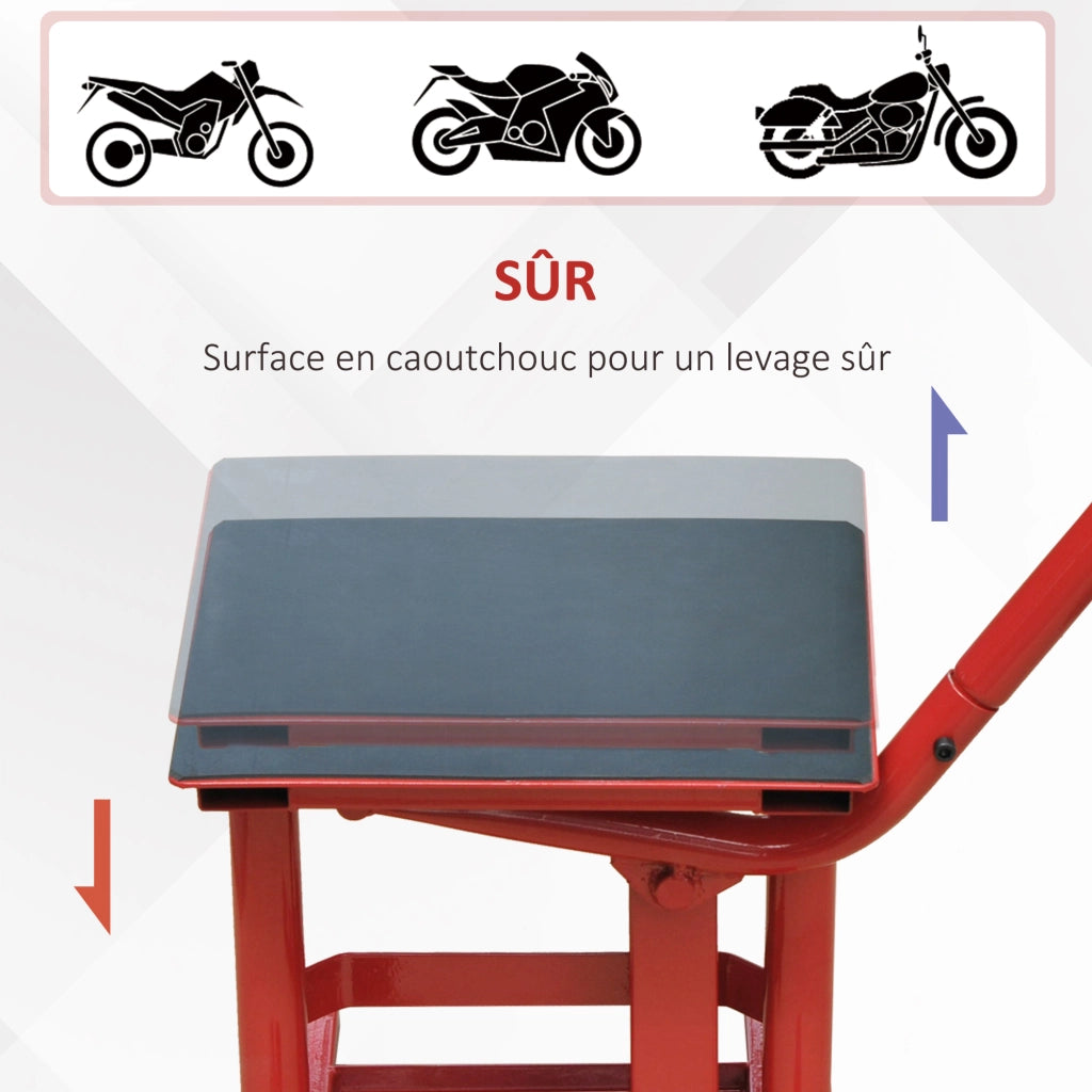 Cavalletto per Moto ¨C zephmum ¨C Rosso e Nero