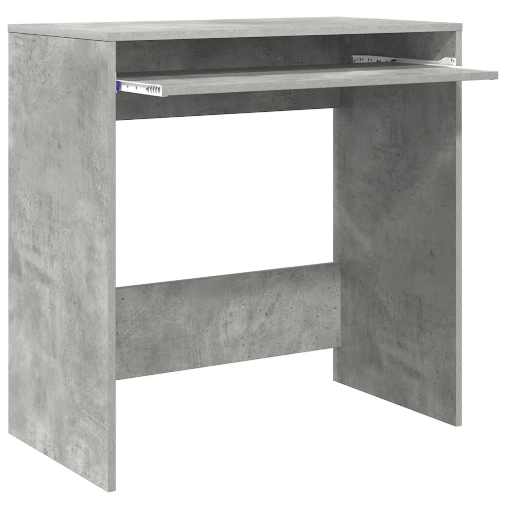 Scrivania | Tavolo da Ufficio Grigio cemento 77.5 x 43 x 79 cm Legno multistrato