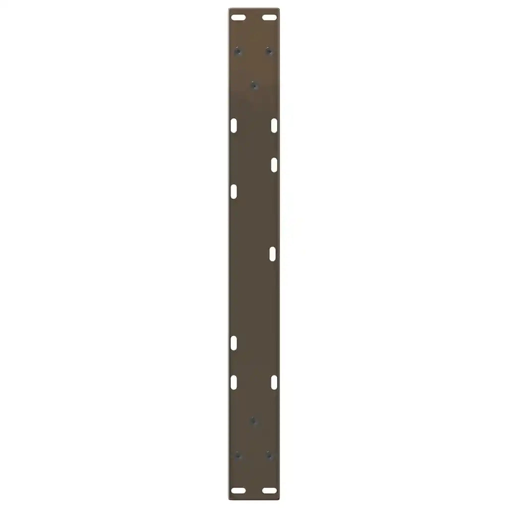 Gambe per Tavolino da Caff¨¨ a Forma di V 2 pz | Piede del tavolo Acciaio Naturale 60x(30-31,3) cm Acciaio
