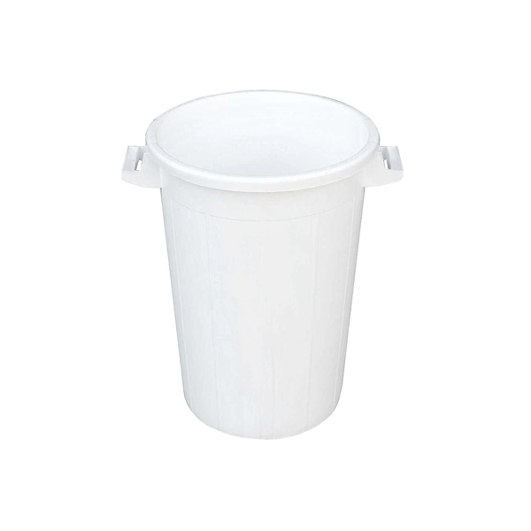 BIDONE PER RIFIUTI BIANCO 50 lt - Ø 44x45h