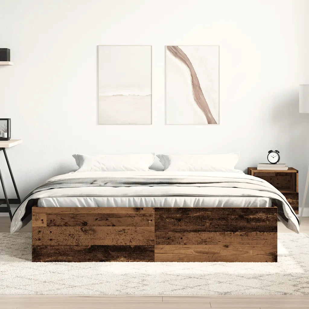 Giroletto senza Materasso Legno Antico 150x200cm in Truciolato 3329312