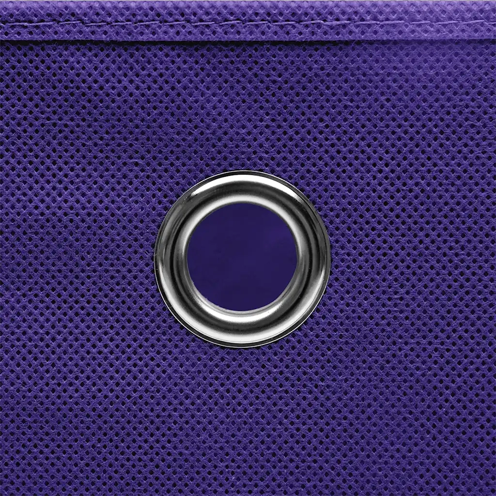 Contenitori con Coperchi 10 pz 28x28x28 cm Viola CFW9332993
