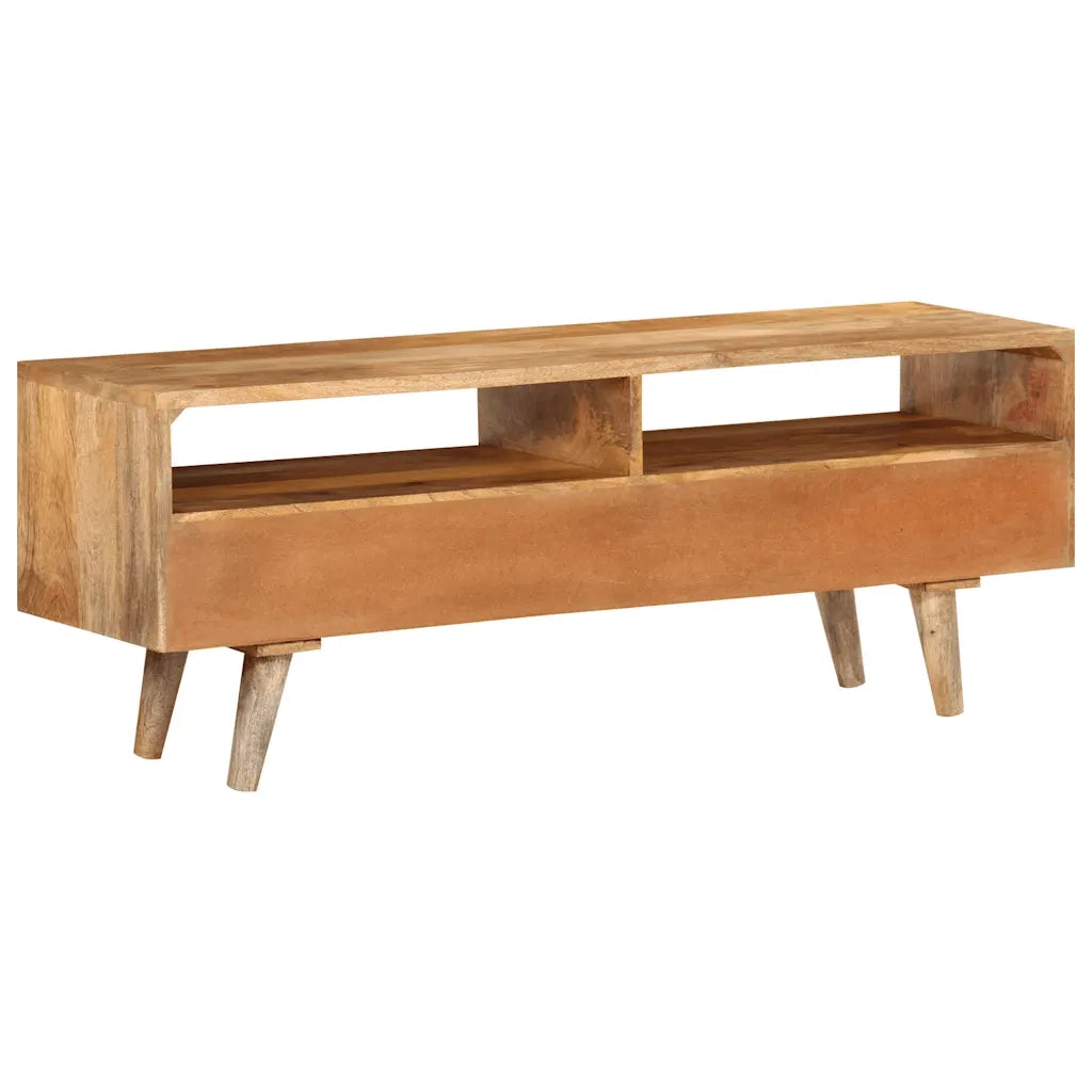 Mobile Porta TV 110x30x41 cm in Legno Massello di Mango 352783