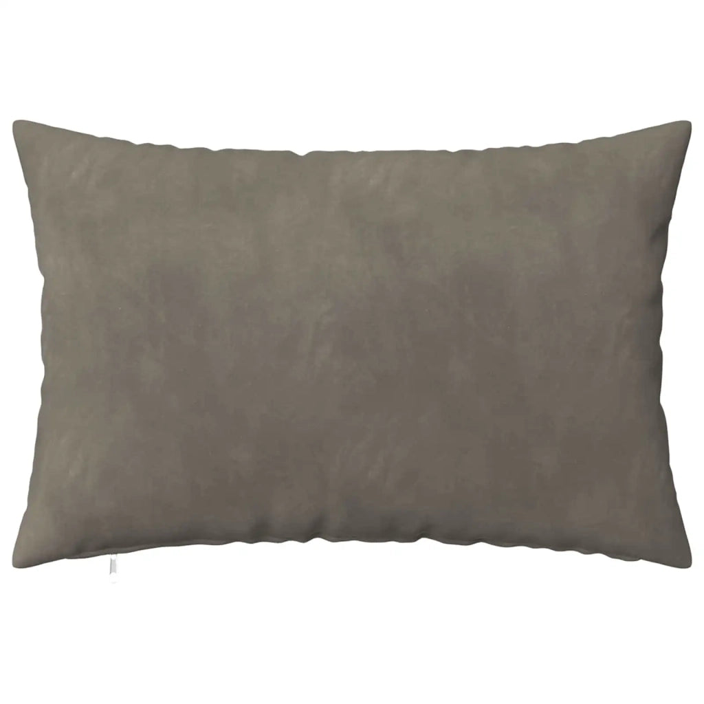 Federa 6 pcs HEERLEN Grigio Chiaro 50 x 80 cm Velluto 911904