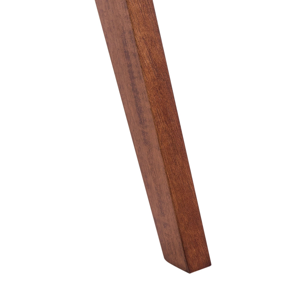 Sedia da pranzo di design in legno e vimini naturale marrone schienale minimalista soggiorno sala da pranzo