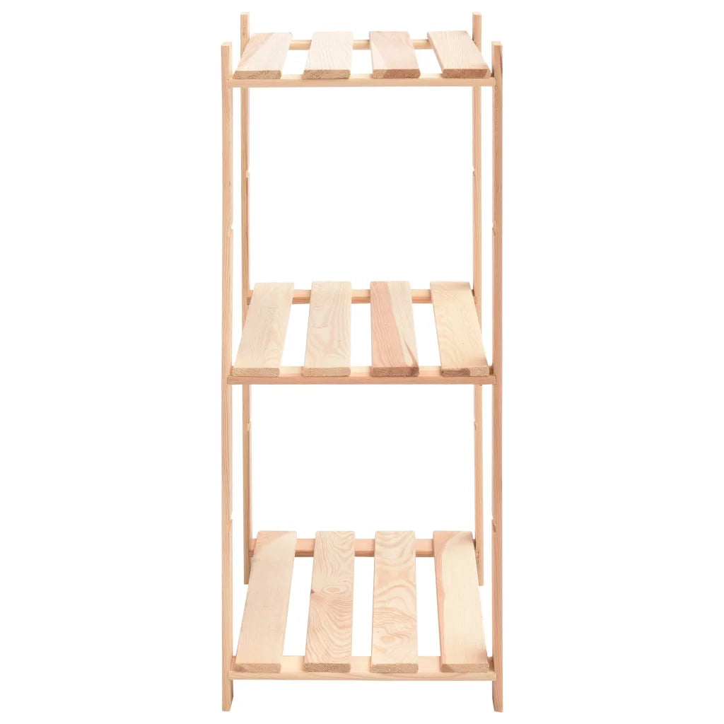 Scaffali a 3 Livelli 3 pz 60x38x90 cm in Massello Pino 150 kg CFW4912747