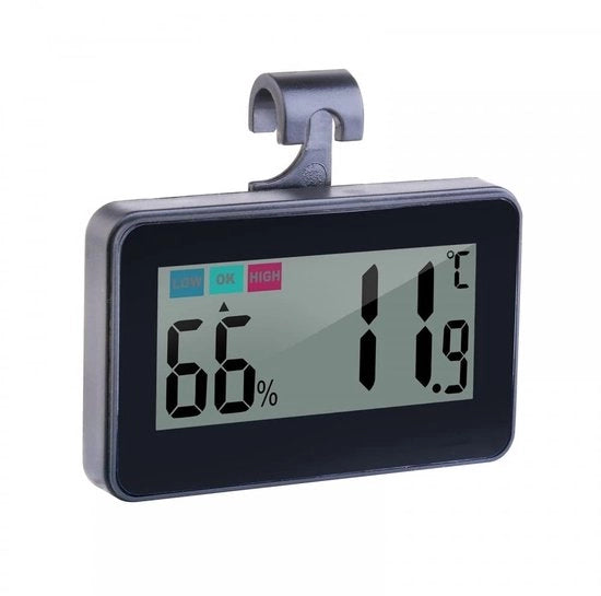 Termometro Digitale per Rettili - Umidificatore - Misuratore di Temperatura e Umidità - Manico in ABS - Precisione ±1℃ - Termometro