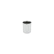 Tubo acciaio inox 140 x 250mm 5 decimi aisi 304