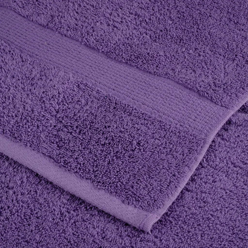 Asciugamani Premium SOLUND 10 pz | Teli per bagno Viola 50x100 cm 600 g/m2