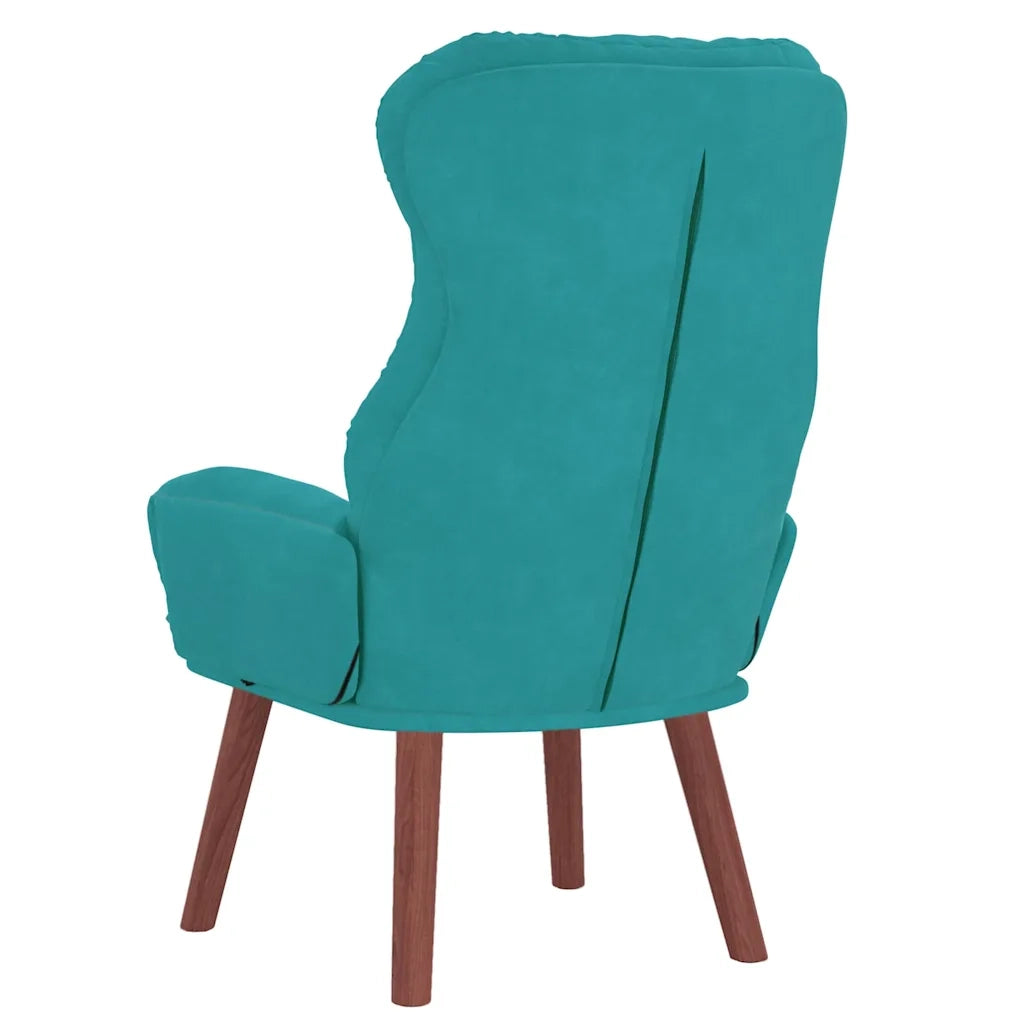 poltrona Turchese 69 x 74 x 93 cm Velluto 42001896