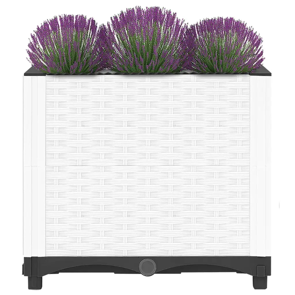 Fioriera Rialzata-Vaso da Esterno-Fioriera Elevata 40x40x38 cm in Polipropilene 919313