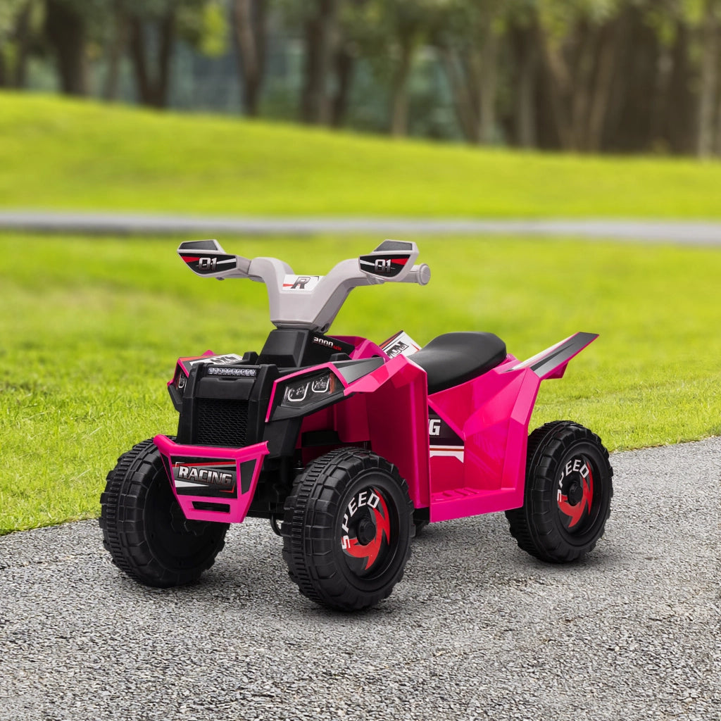 Quad Elettrico per Bambini 6V ¨C Xylo ¨C Rosa 70x41,5x48,5 cm