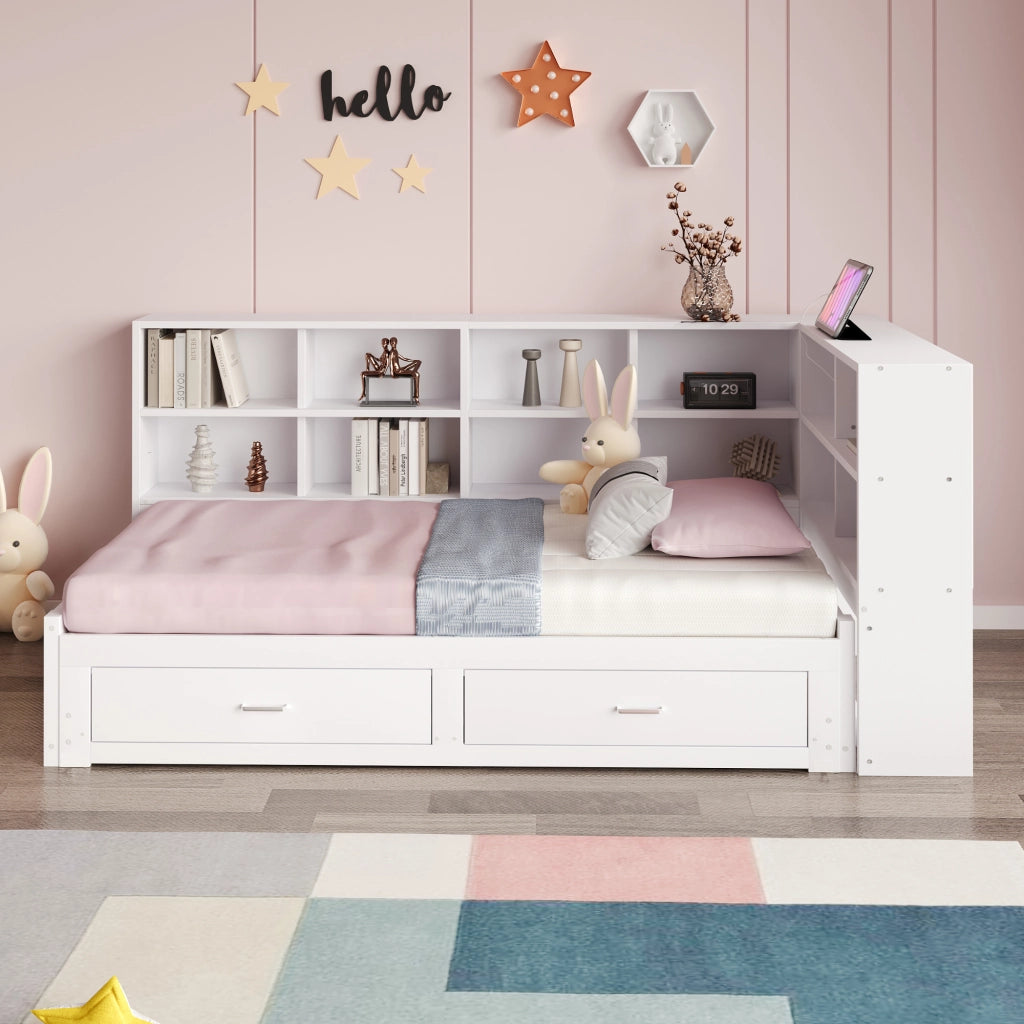 Divano letto con funzione letto massello in legno 180x190 cm